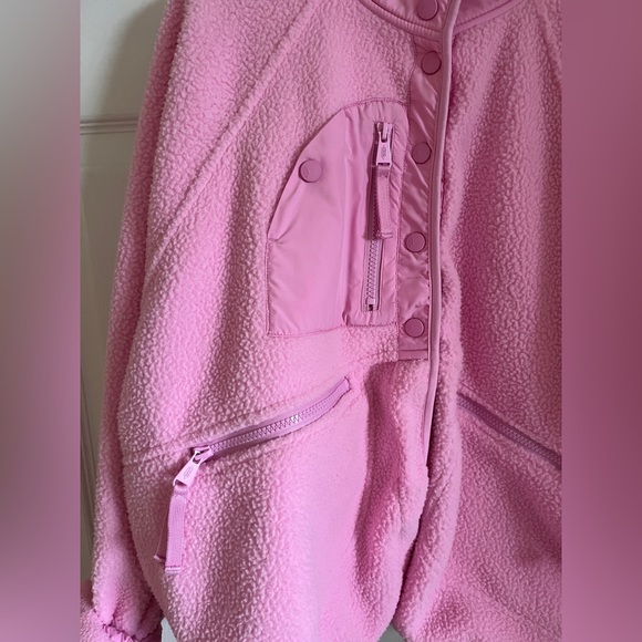 SOLD Free People Hit the Slopes Jacket in Prism Pink - Picture 4 of 6